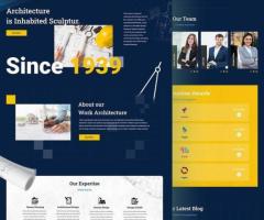 Architecture Design Website Landing Page