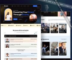 Event Management Website Landing Page